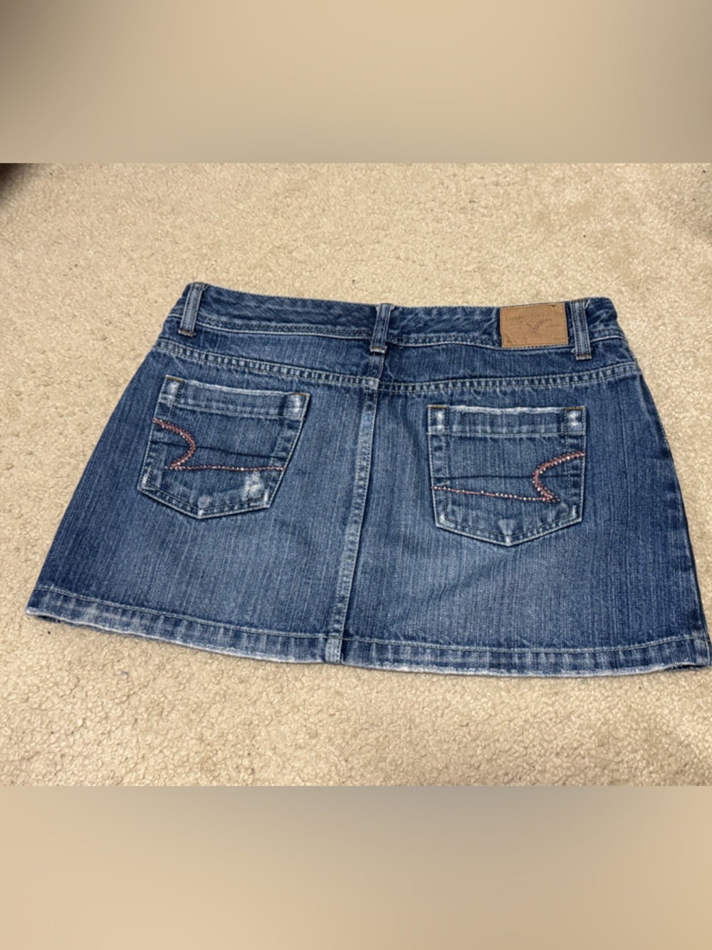American Eagle Outfitters Blue Denim Mini Skirt